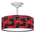Ceiling Fan Designers Ceiling Fan Designers 13LIGHT-NHL-WAS 13 in. NHL Washington Capitals Hockey Ceiling Mount Light Fixture 13LIGHT-NHL-WAS